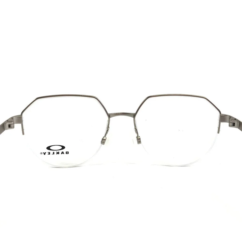 Oakley Eyeglasses Frames Inner Foil OX3247-0352 Satin Chrome Half Rim 52-17-140